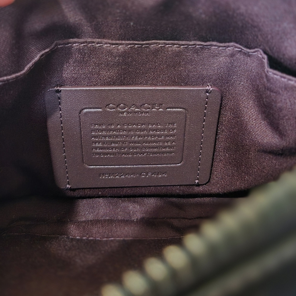 Coach CF484 Graham Midnight Crossbody Coach Monogram Print Canvas And Leather - Picture 12 of 16